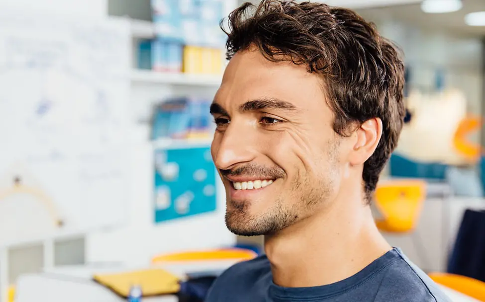Mats Hummels beim Dreh des UNICEF-Spots