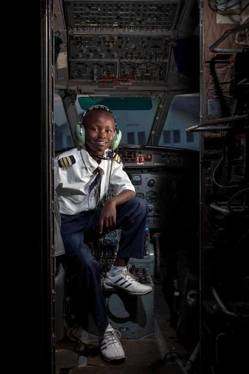 Bravo will Pilot werden und die Welt entdecken | © UNICEF/Dubourthoumieu Dem. Rep. Kongo: Bravo wollte schon immer Pilot werden