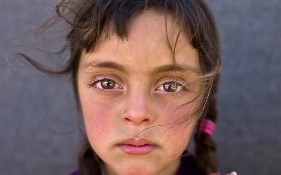 Das Portrait von Zahra, geschossen von Muhammed Muheisen