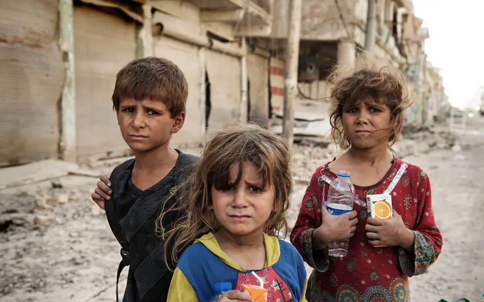 Flüchtlingskinder im Irak | © UNICEF/Romenzi Gruppe Flüchtlingskinder im Irak