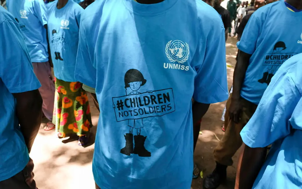 Ehemalige Kindersoldaten im Südsudan | © UNICEF/Rich/Photographer Kindersoldaten in Afrika: Ehemalige Kindersoldaten im Südsudan mit ziviler Kleidung