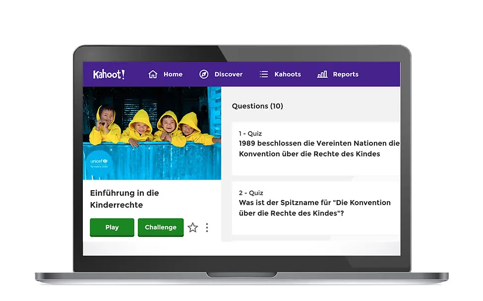 Ausschnitt aus dem UNICEF Kinderrechte-Quiz
