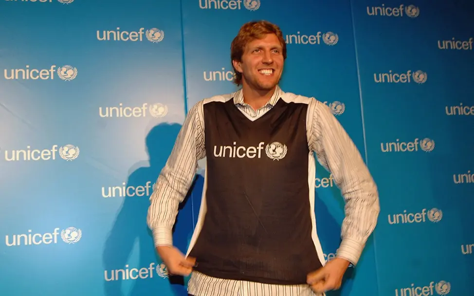 Dirk Nowitzki freut sich auf seine Tätigkeit im 'Team UNICEF'. 