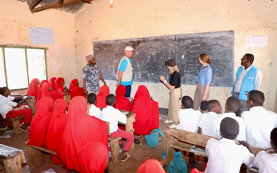 Kenia: Eine Schulklasse im Dürregebiet.