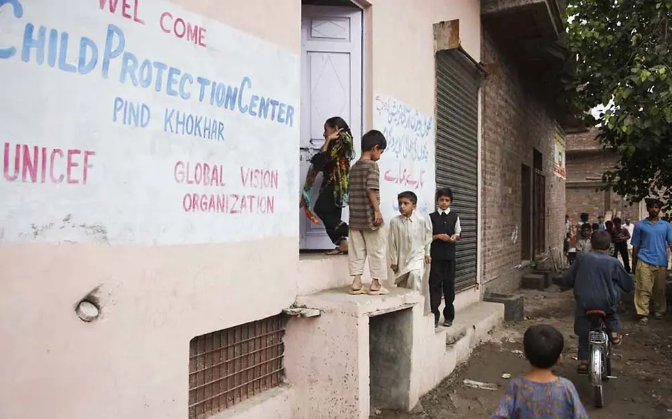 UNICEF-Kinderschutzzentrum in Pakistan