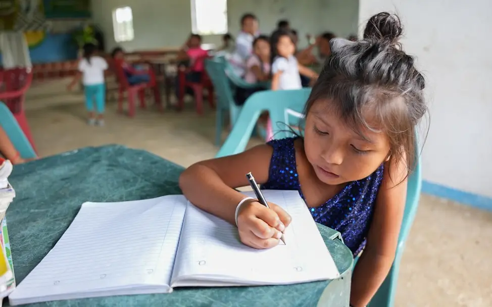 Venezuela: Anita hat die Mangelernährung besiegt und geht nun zur Schule
