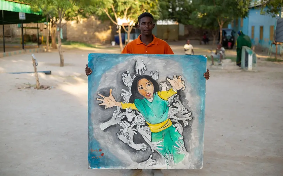 Kinderehe: Sudan, Gemälde