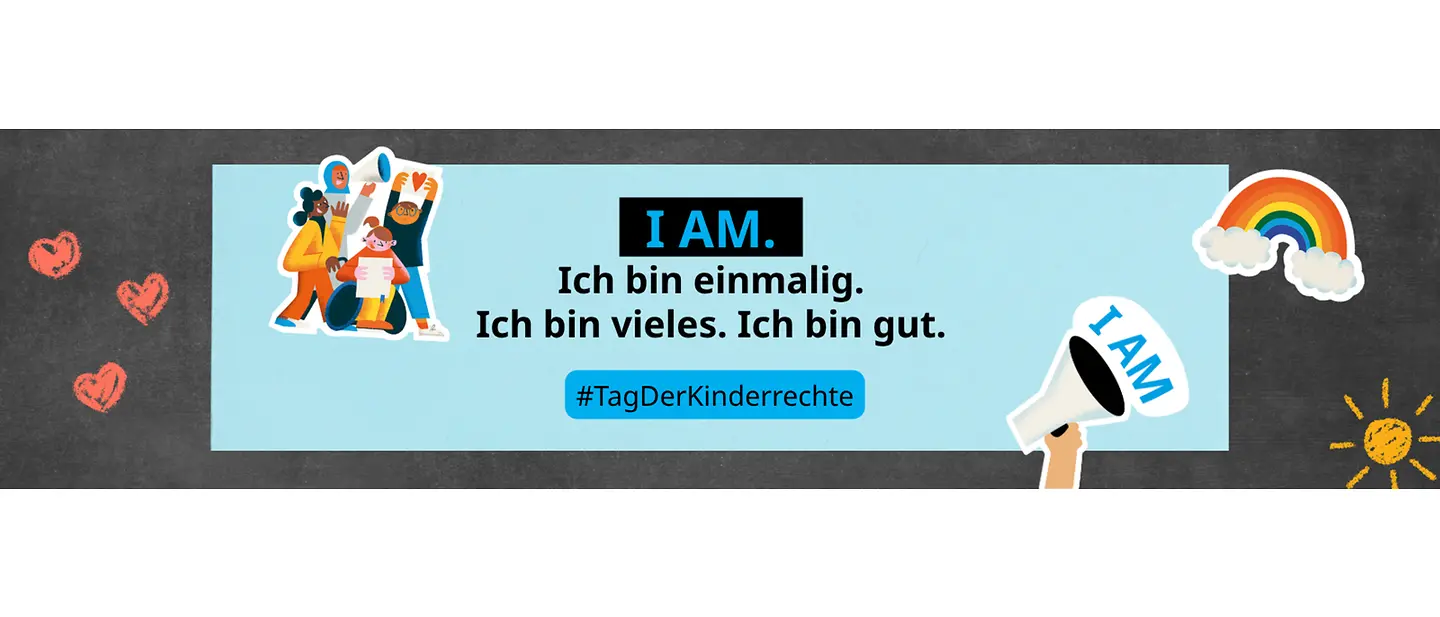 I AM | © UNICEF I AM. Ich bin einmalig. Ich bin vieles. Ich bin gut.