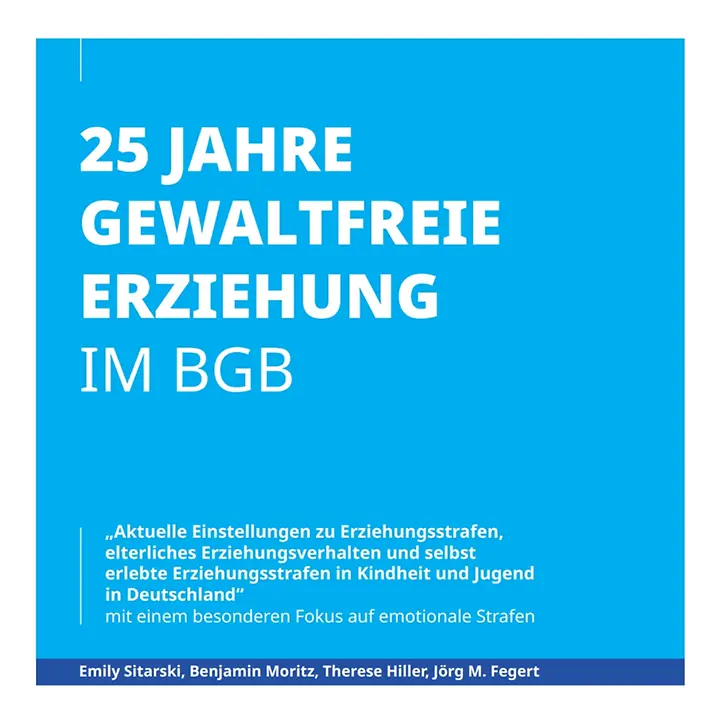 Titelbild: 25 Jahre gewaltfreie Erziehung im BGB.