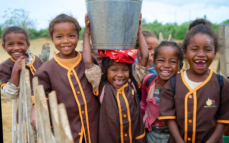Mädchen in Madagaskar 