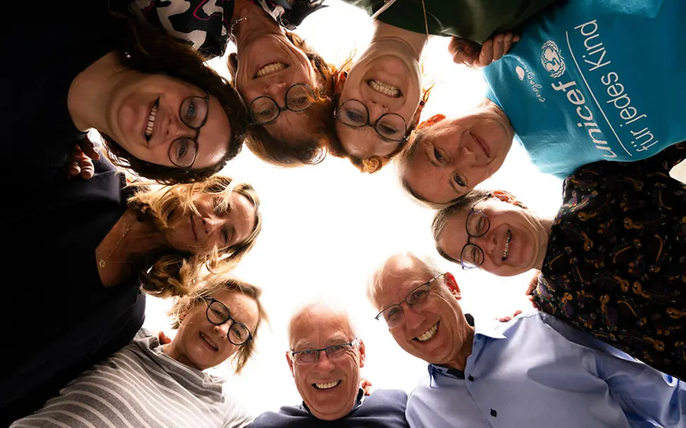UNICEF Ehrenamt: Mitglieder einer UNICEF Arbeitsgruppe im Rahmen der AG-Tagung in Karlsruhe. 
