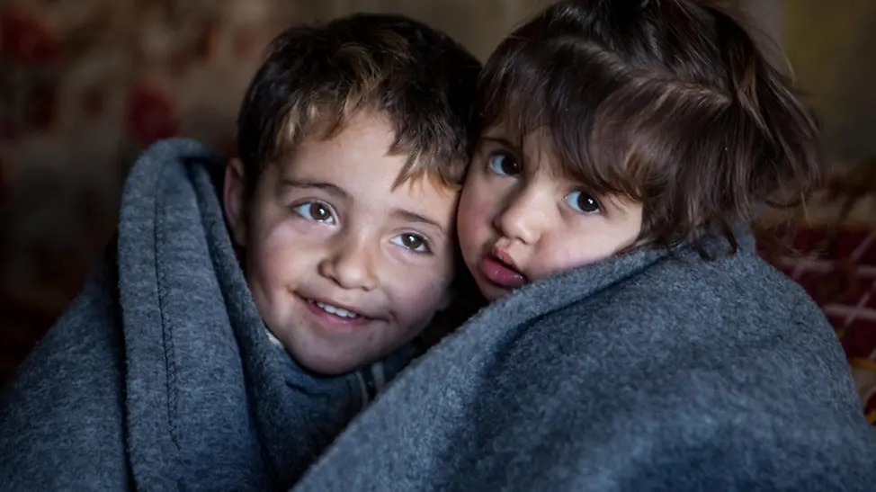 Kinder im Irak, 2014.| © UNICEF/Isaac UNICEF 80 Jahre Fotos: Kinder, die aus Syrien in den Irak geflohen sind.