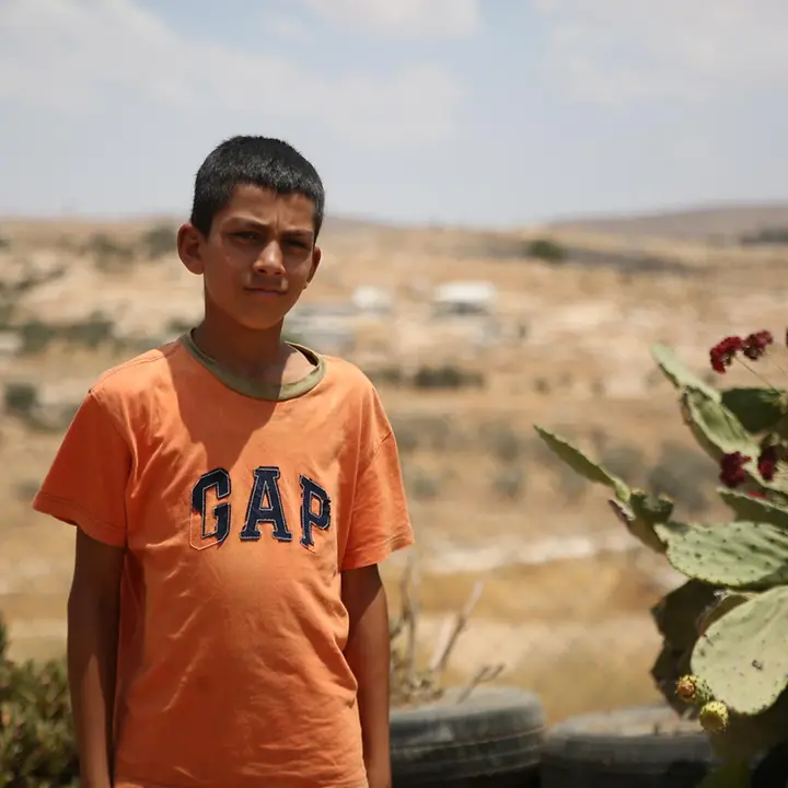 Ein palästinensischer Jugendlicher im südlichen Hebron. | © UNICEF/Media Clinic Aufwachsen Westjordanland: Ein palästinensischer Jugendlicher im südlichen Hebron.