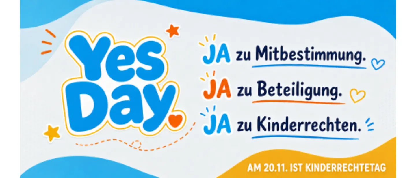 Schulaktion zum Tag der Kinderrechte: Yes-Day Banner 