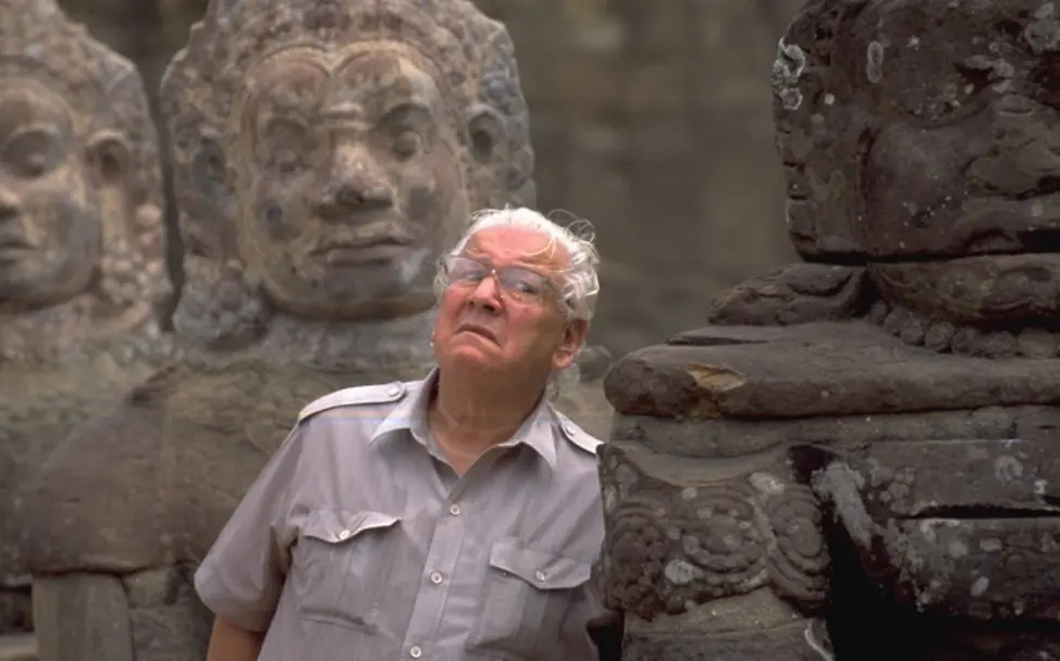 Sir Peter Ustinov in Kambodscha | © UNICEF/Franck Charton Sir Peter Ustinov in Kambodscha.