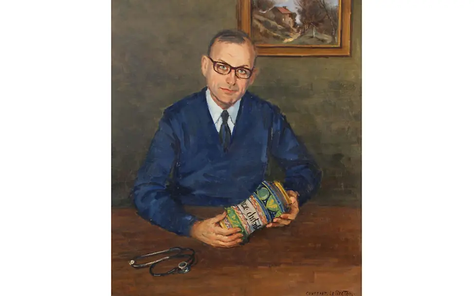 Constant Le Breton, Porträt Dr. Gustav Rau © GRUPPE Köln, Hans G. 