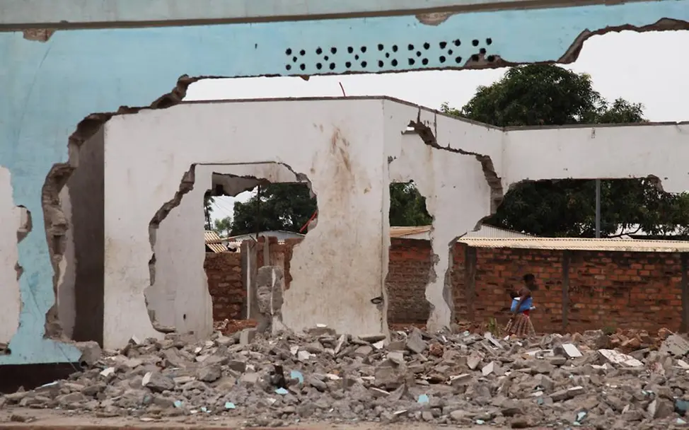 Zentralafrikanische Republik: Zerstoerung in Bangui