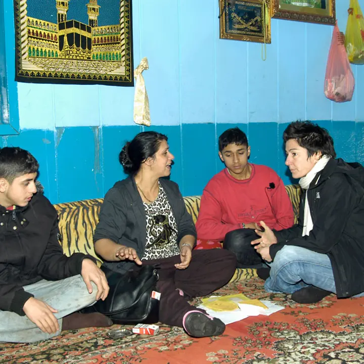 Familie Hasami | © UNICEF/Dietz Familie Hasami.